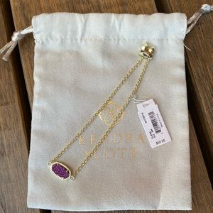 Kendra Scott-Elaina gold adjustable chain bracelet